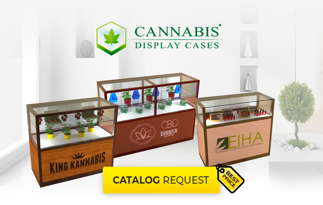 Cannabis Counter Display Cases