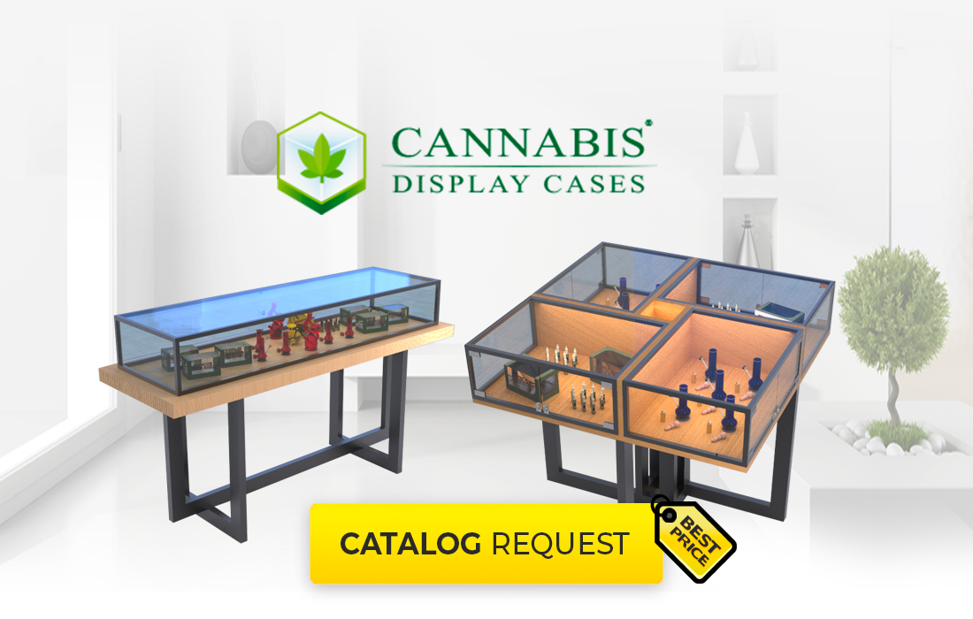 Cannabis Counter Top Display Cases