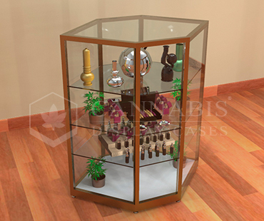 Cannabis Hexagonal Display Cases