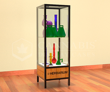 Cannabis Pedestal Display Cases