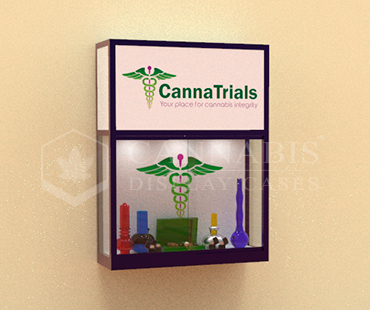 Cannabis Wall Mounted Display Cases